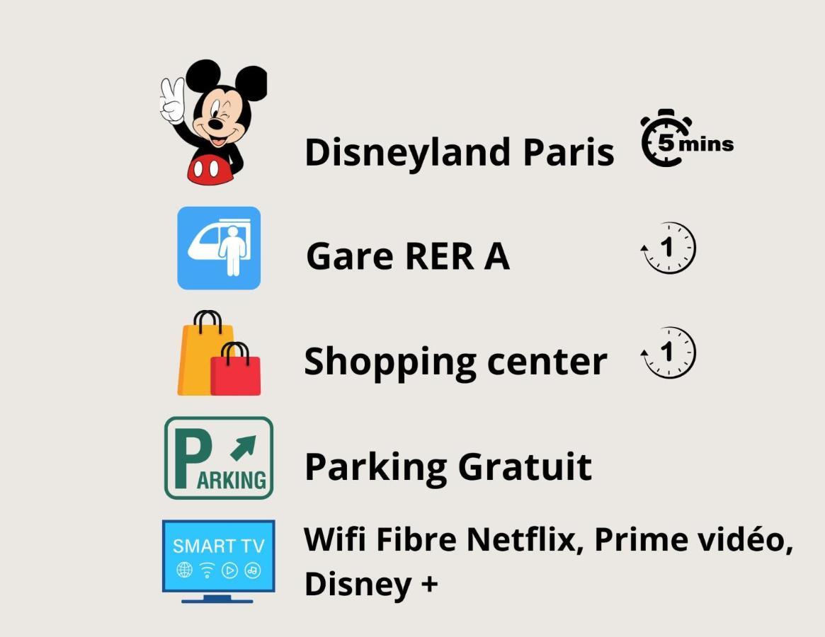 Disneyland Paris Station 2Min Chessy Kültér fotó